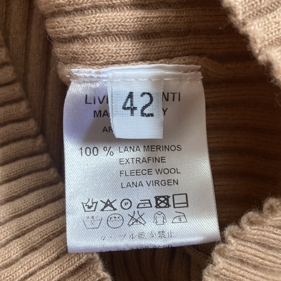 LIVIANA CONTI ribbed wool sweater size 42 - Picture 5 of 8